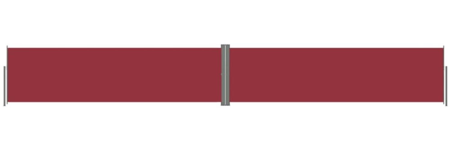 vidaXL Seitenmarkise Ausziehbar Rot 140x1000 cm 318029 Bild 1