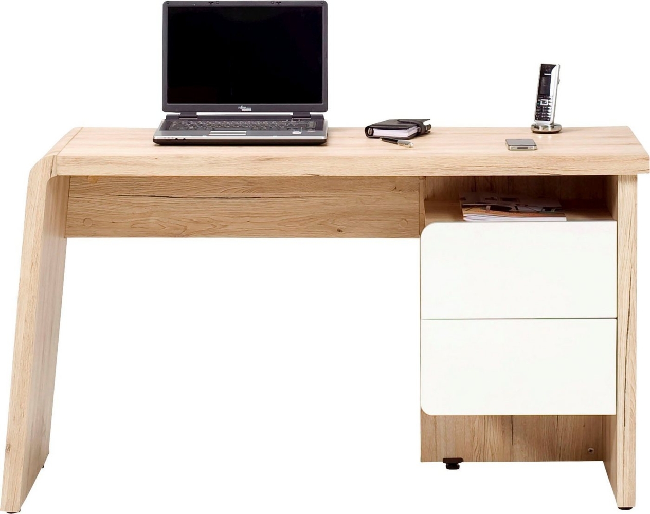 Jahnke Cuuba Culture C 130 Büroschreibtisch, Sanremo Eiche Bild 1