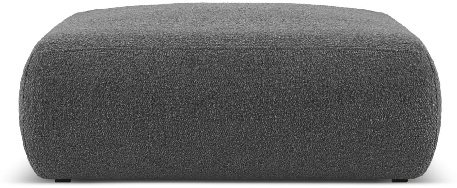 Micadoni Boucle Hocker Molino Large Boucle Dunkelgrau Bild 1