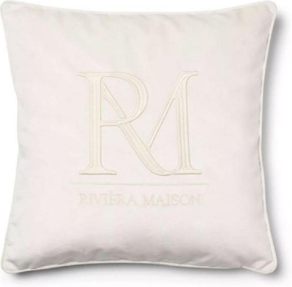 Riviera Maison Kissenhülle RM Monogram Velvet Pillow Cover (50x50cm) 552450 Bild 1