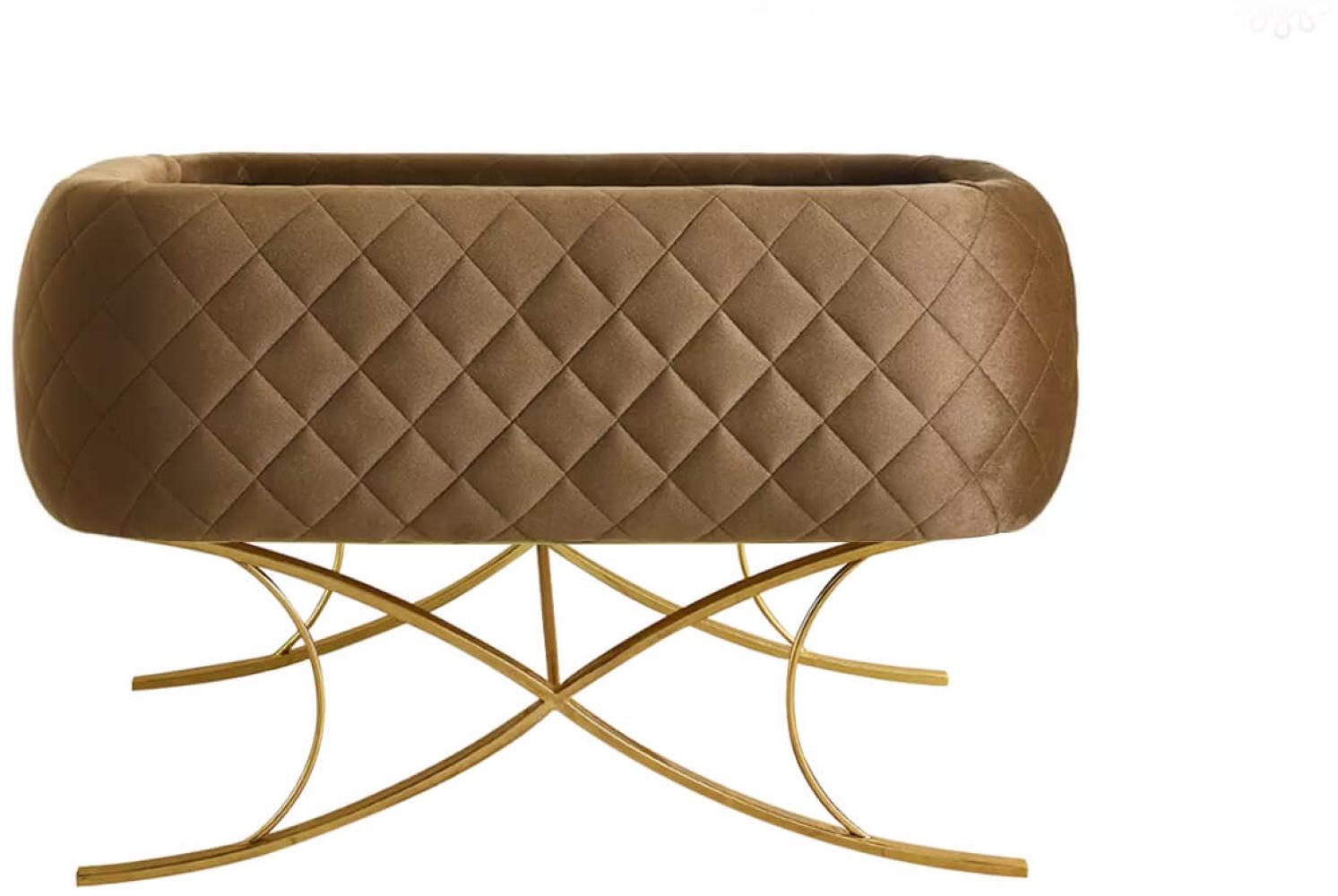 Vignola | Babywiege- Braun x gold Bild 1