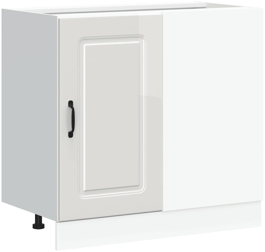 vidaXL Küchenunterschrank „Kalmar“ Hochglanz-Weiß Holzwerkstoff 854320 Bild 1