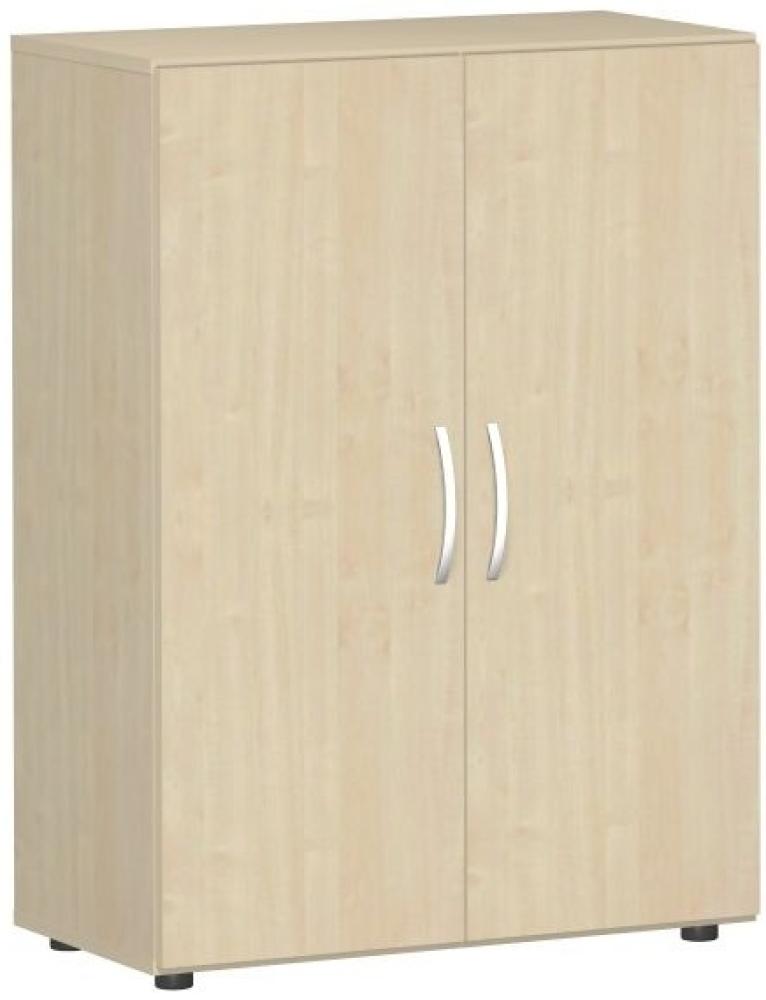 Flügeltürenschrank mit Standfüßen, Ahorn, 80 x 42 x 110 cm Bild 1