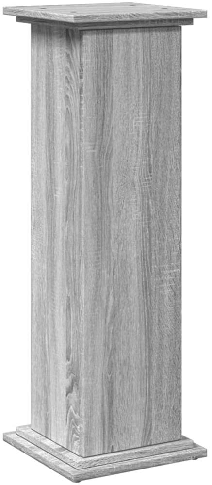 vidaXL Postament mit Stauraum, Holzwerkstoff, Grau Sonoma, 31 x 30 x 90 cm Bild 1