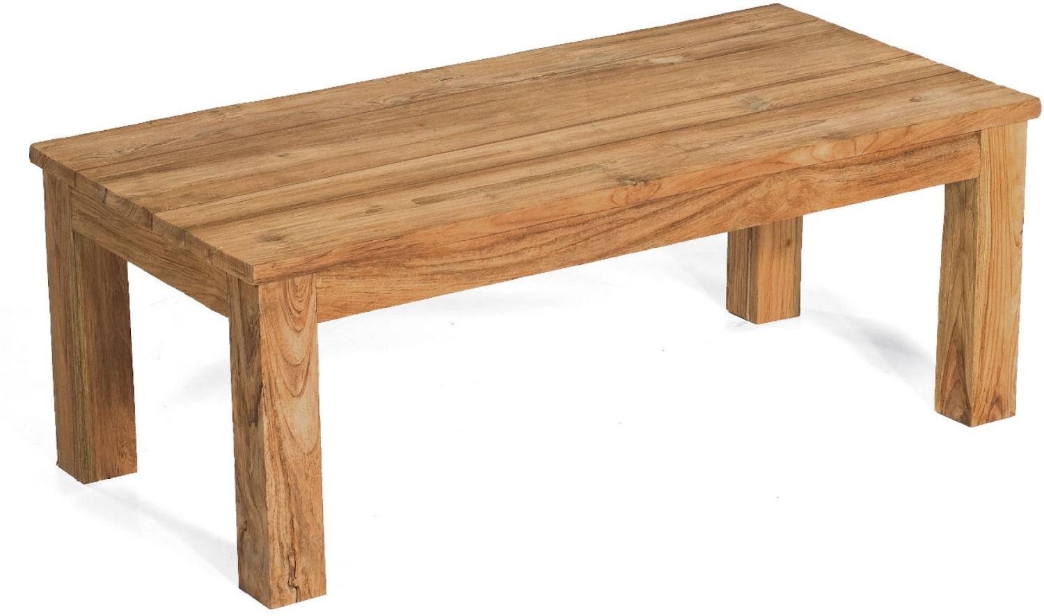 Sonnenpartner Loungetisch Charleston 120x60 cm Teakholz Old Teak Tisch Gartentisch Bild 1