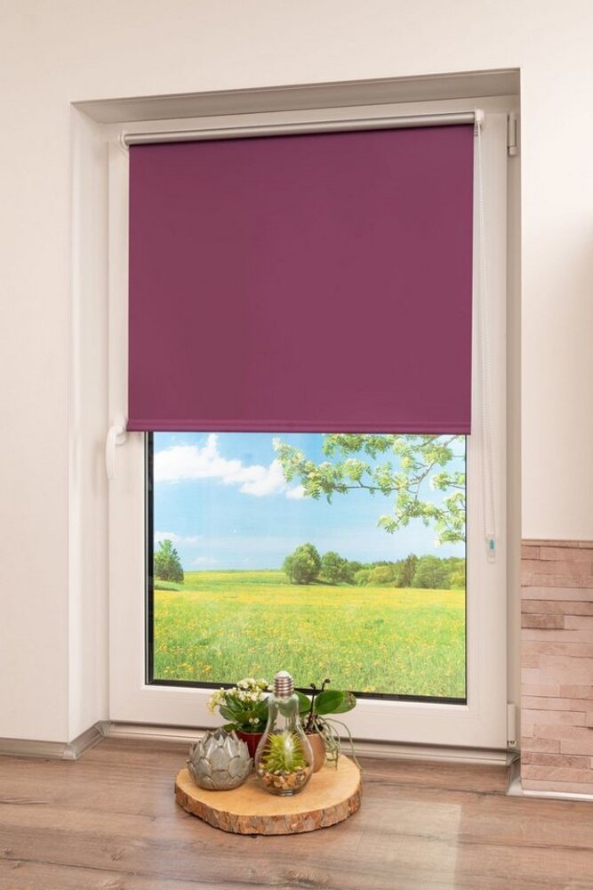 Seitenzugrollo Thermo Klemmfix-Rollo, K-HOME, verdunkelnd, ohne Bohren, Klemmfix, 1 Stück Bild 1