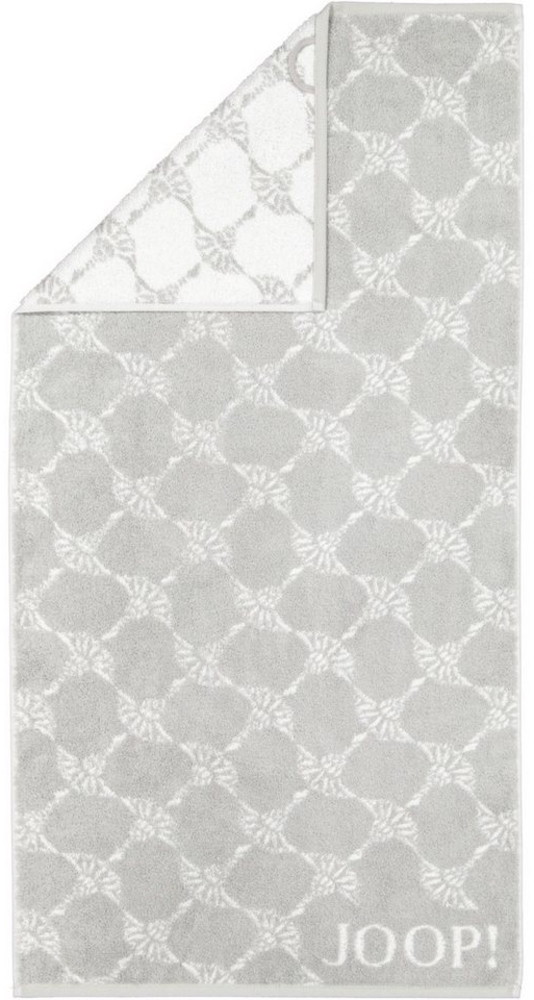 Joop! Handtuch Handtücher 50x100 Classic Cornflower 1611-76 silber weiß Bild 1