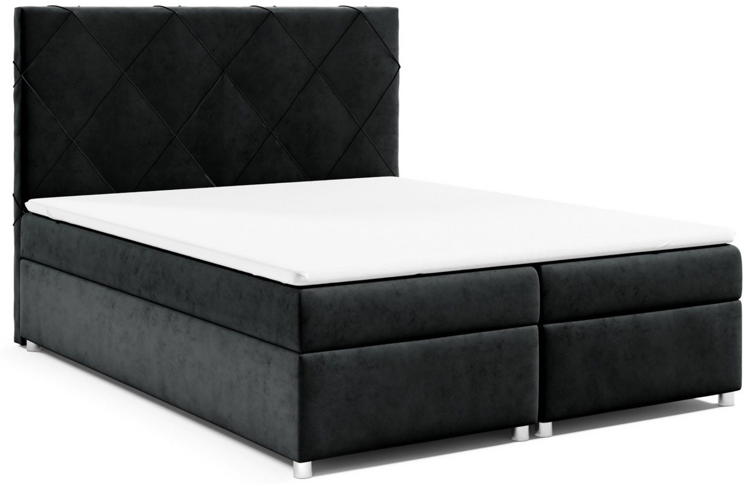 Best for Home Boxspringbett mit Bettkasten Trinity K-7 Bonellfederkern inkl. 7 cm Topper (140x200 160x200 180x200 200x200 cm), Handwerksqualität, TOP Preis-Leistungs-Verhältnis Bild 1