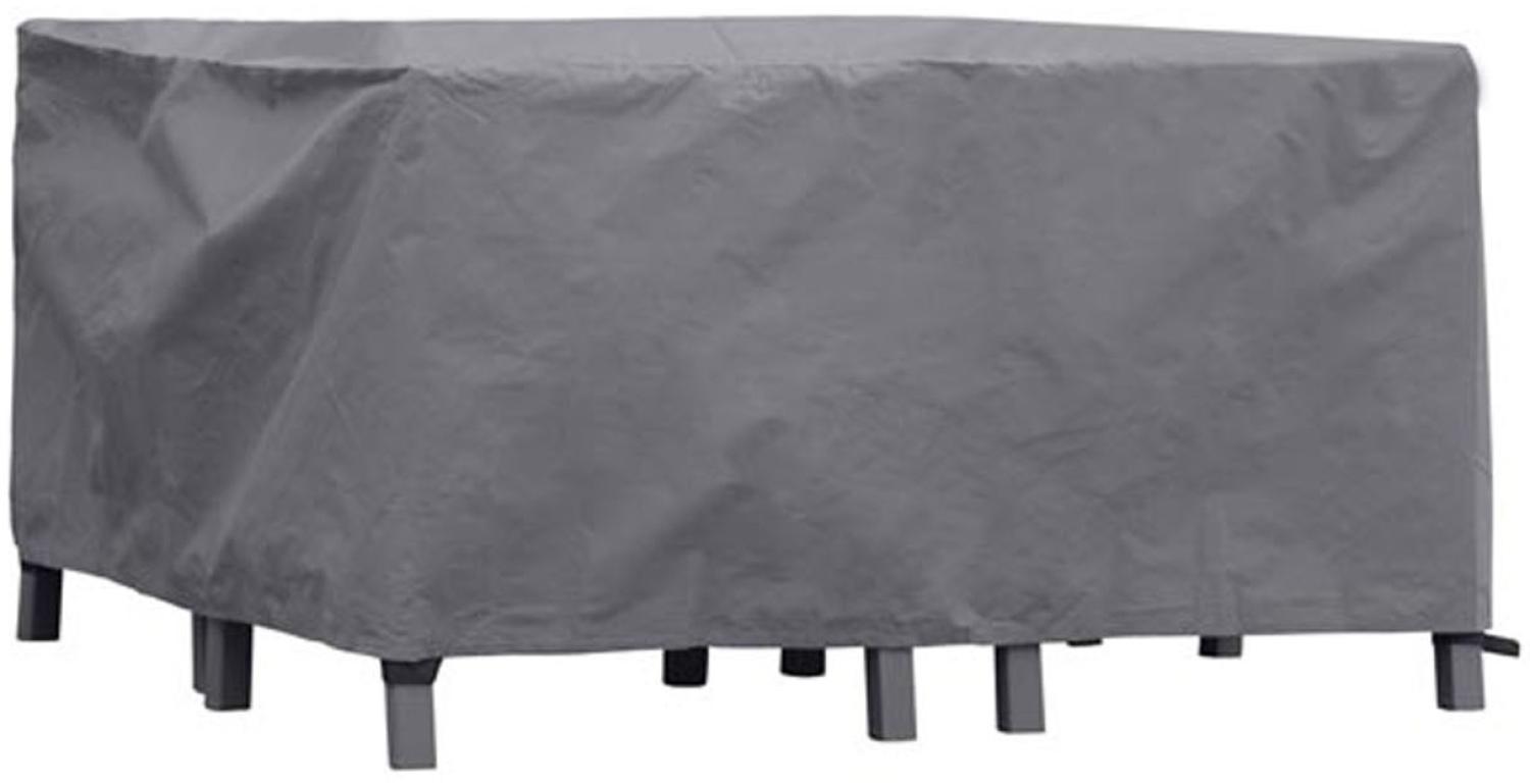 Perel Wetterfeste Schutzhülle XS für Garten Lounge Set, Polypropylen grau, 140 x 140 x 70 cm Bild 1