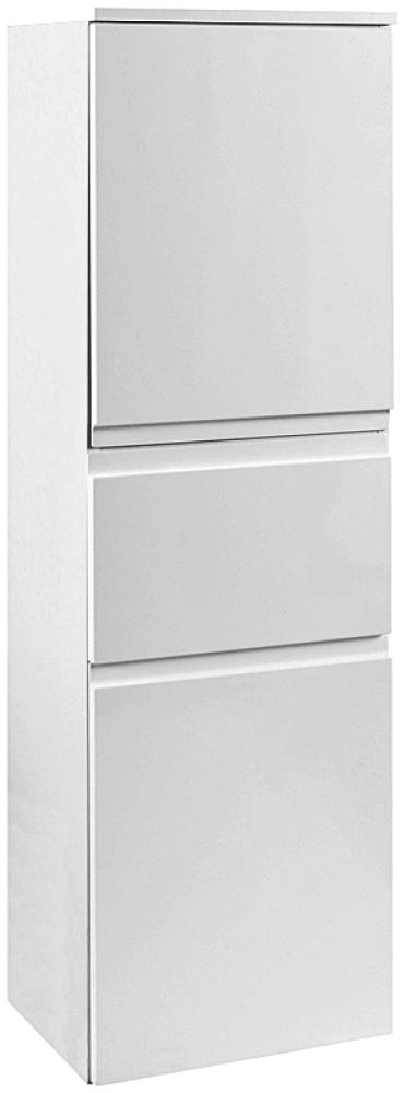 Midischrank COMO-03, Hochglanz weiß, B x H x T ca.: 40 x 130 x 35cm Bild 1