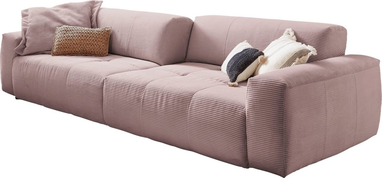 3C Candy Big-Sofa Yoshy Mega Sofa mit Komfortfunktionen, modern und bequem, Zwei Sitztiefen durch verstellbare Rückenlehne, Bezug in Cord Bild 1