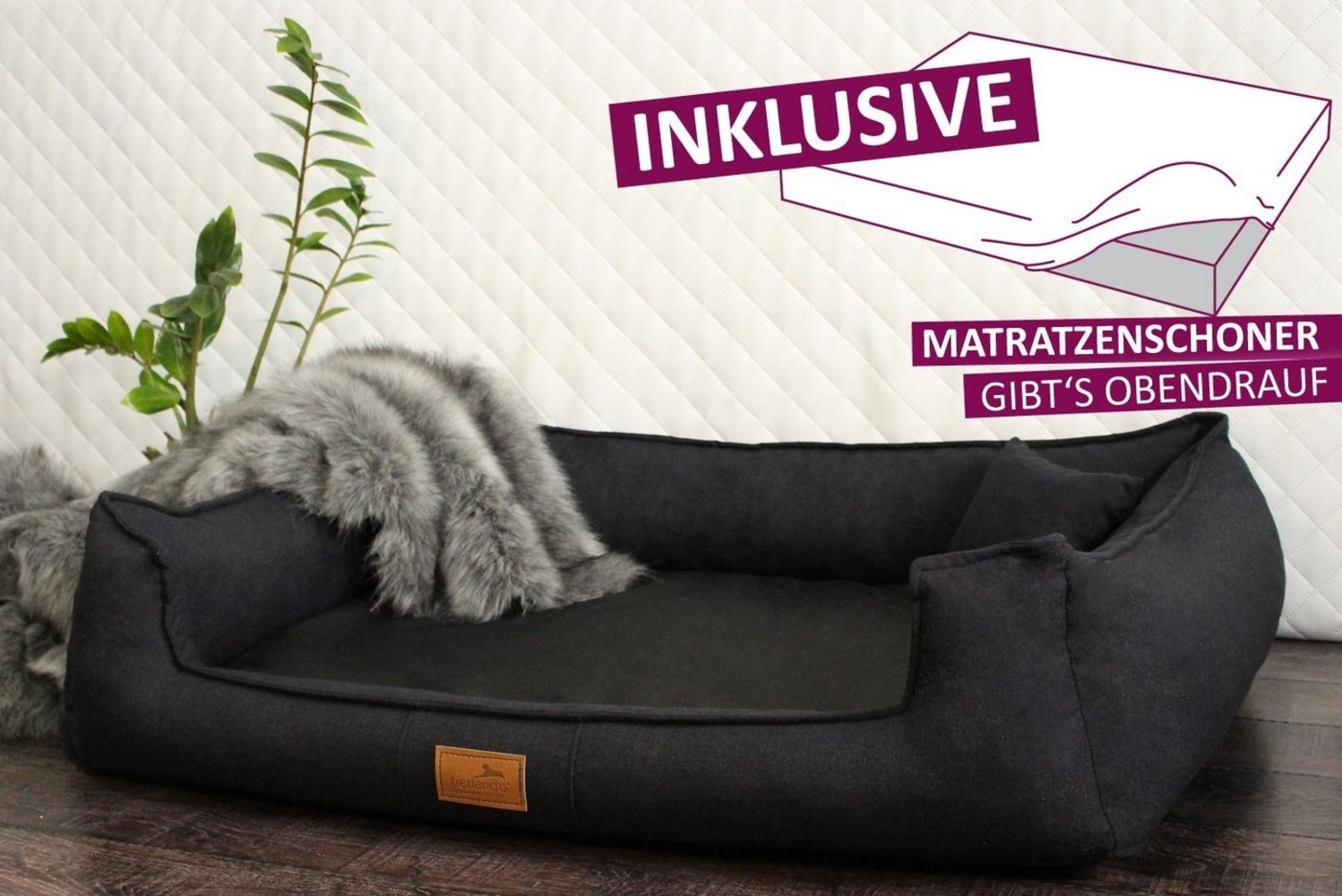 tierlando® Tierbett tierlando® Orthopädisches Hundebett GOOFY Couture >> inkl. Matratzensc, Matratzenschoner inklusive Bild 1