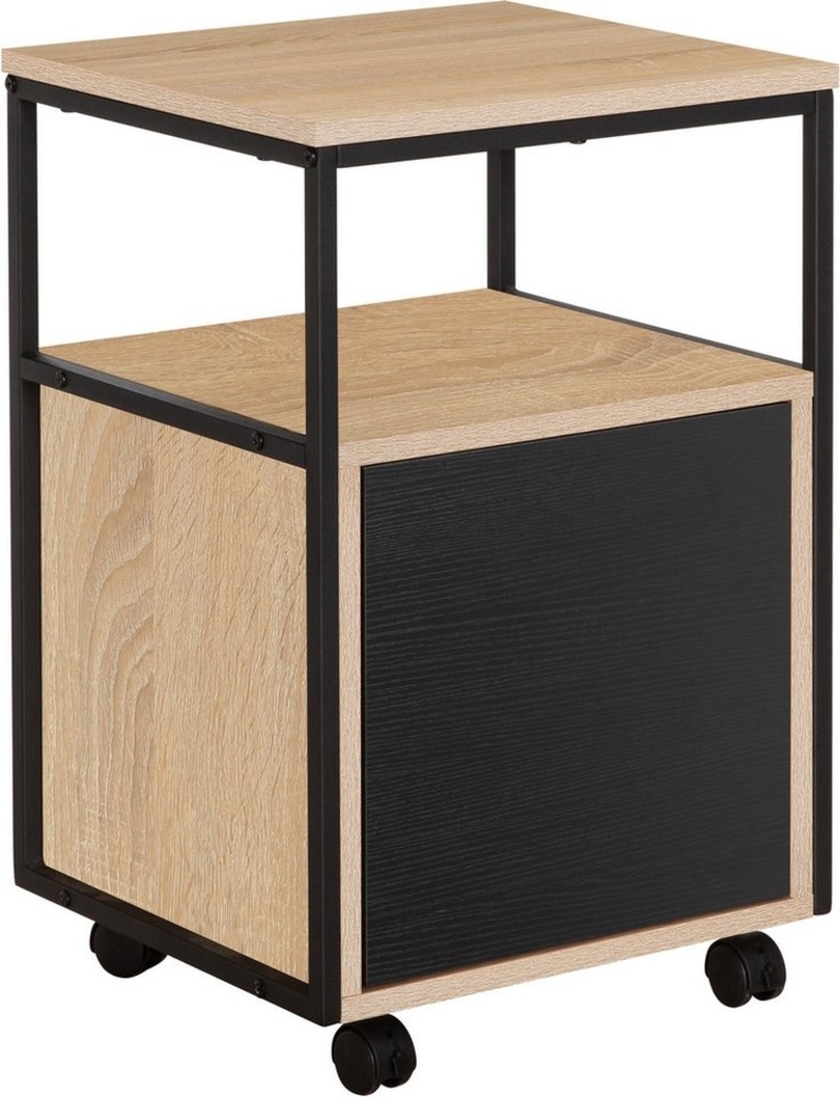 INOSIGN Rollcontainer Korpo, Metallgestell, Push-to-open, feststellbare Rollen, Breite 40 cm Bild 1