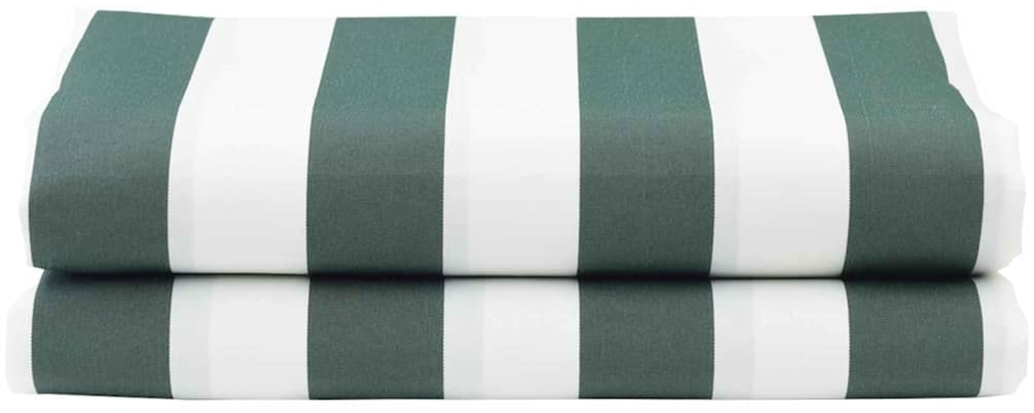 vidaXL Markisen-Ersatzstoff Grün und Weiß 10 x 1,6 m Stoff 42000833 Bild 1
