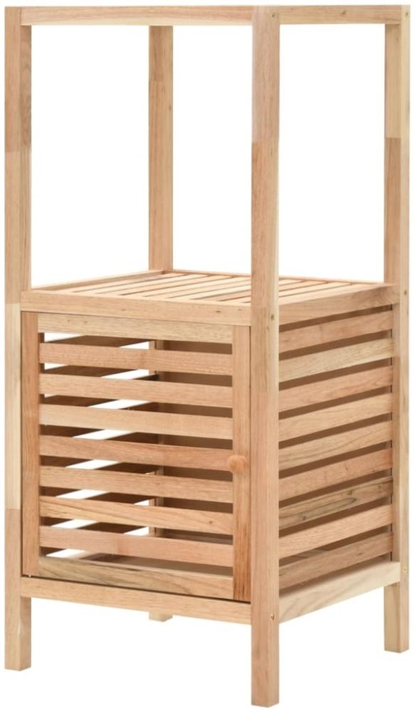 vidaXL Badezimmerschrank Massivholz Walnuss 39,5x35,5x86 cm Bild 1