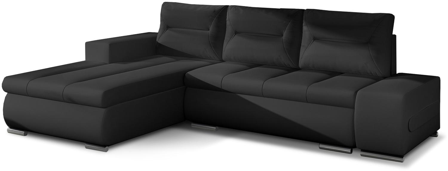 Ottavio, Ecksofa, Eckcouch, Schwarz Bild 1