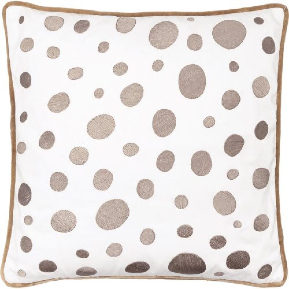 Greengate Kissenhülle Neva mit Stickerei Beige (40x40cm) COTCUS40ENNEV5802 Bild 1