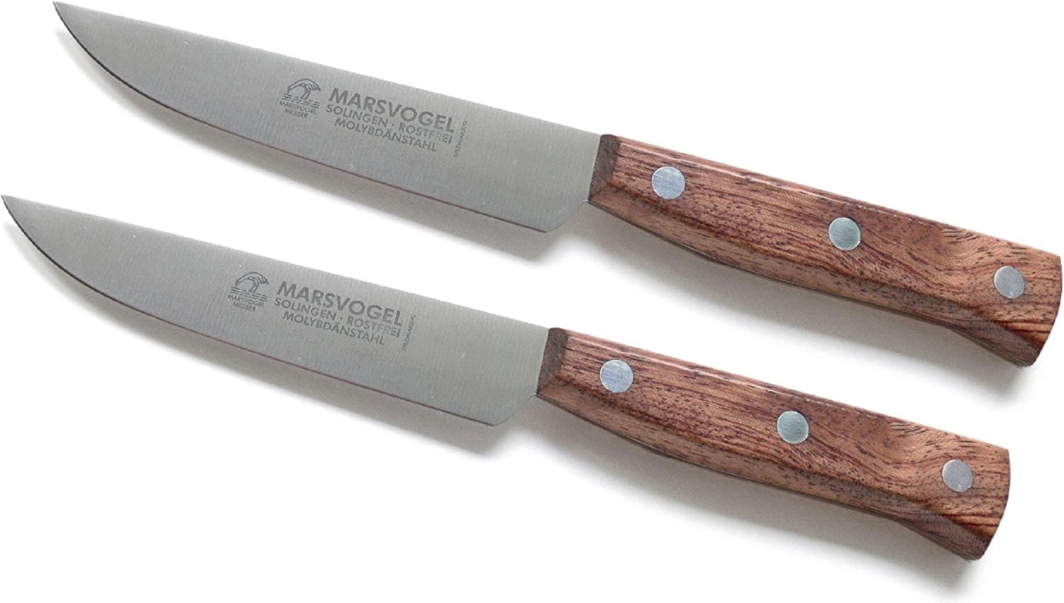 Marsvogel | Brotzeitmesser | 2 Stück | Bubinga | Solinger Dünnschliff | Frühstücksmesser Bild 1