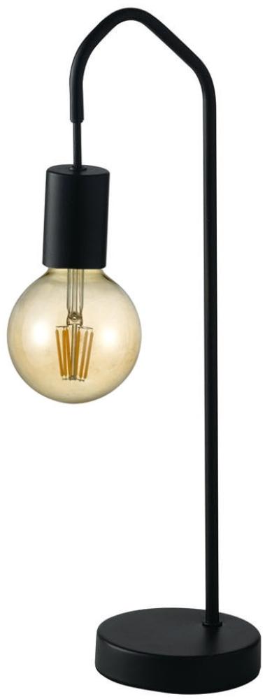 Außergewöhnliche LED Tischlampe schwarz - minimalistische Designerlampe Bild 1