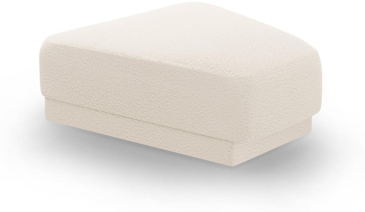 Micadoni Hocker Miley Boucle Beige Bild 1