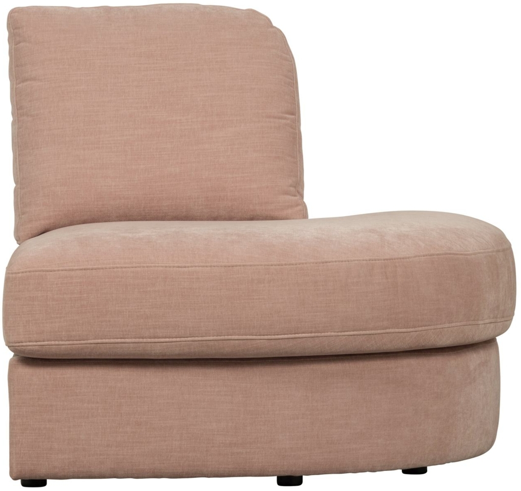 Modulsofa Family 1-Seat Eck-Element Rund Rechts, Rosa Bild 1