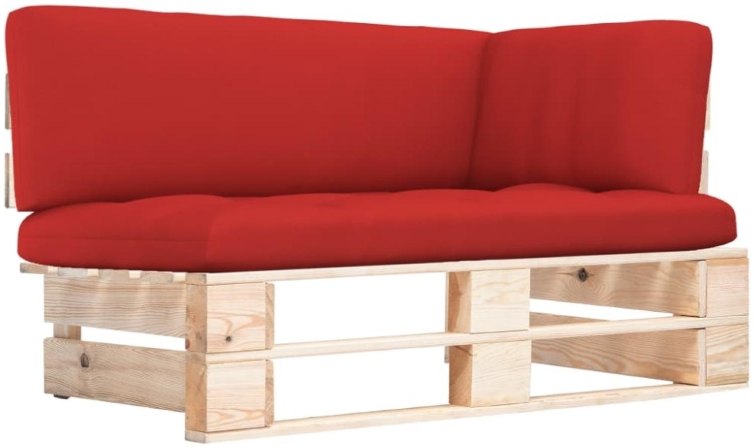 vidaXL Outdoor-Ecksofa Paletten Kiefernholz Imprägniert Bild 1