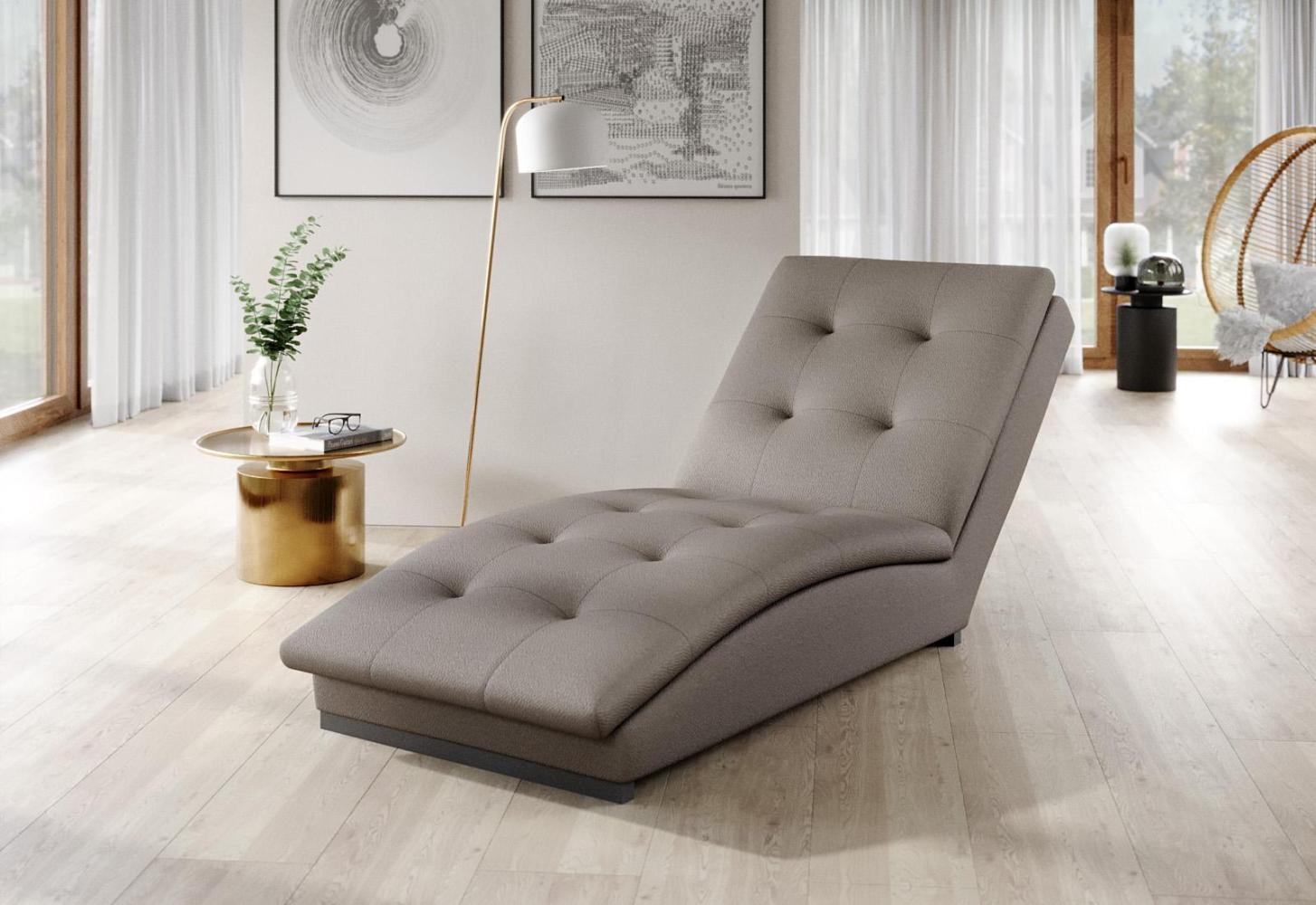 Wohnideebilder Doro Grau Chaiselongue CH-DOR-07SAV Bild 1