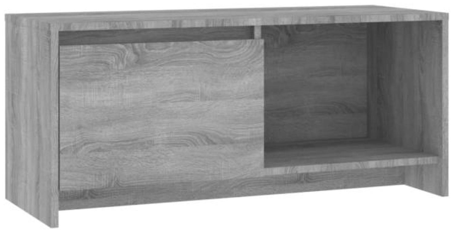 vidaXL TV-Schrank Grau Sonoma 90x35x40 cm Holzwerkstoff 813018 Bild 1