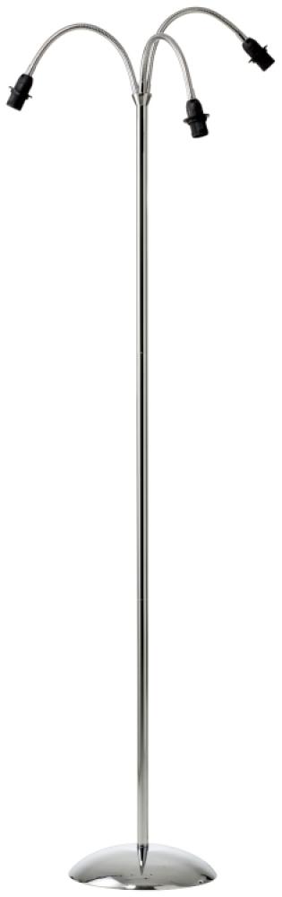 STEHLEUCHTE SALSA CHROM MIT L-M-G SCHIRMEN Bild 1