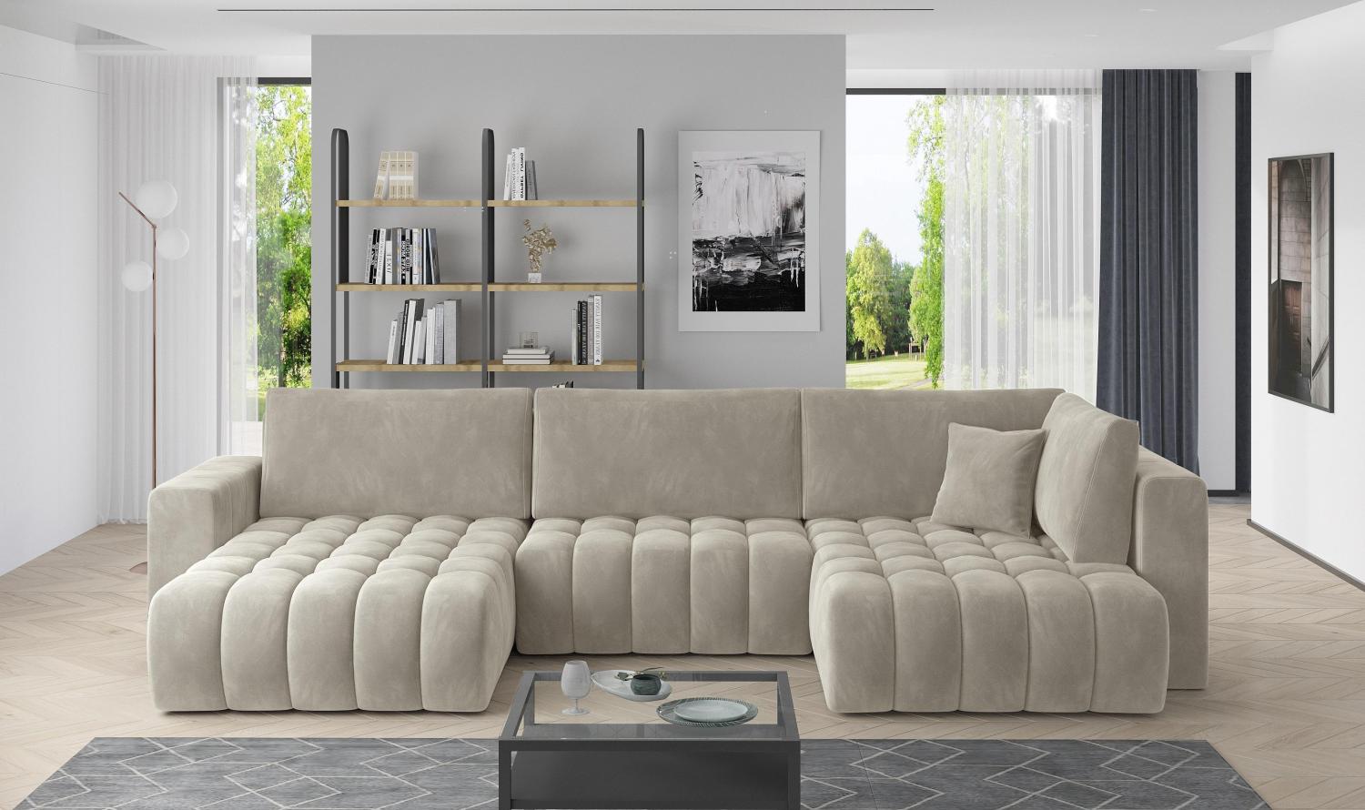 Wohnideebilder Bonito Beige Ecksofas & Eckcouches CO-BON-LT-18SO Bild 1