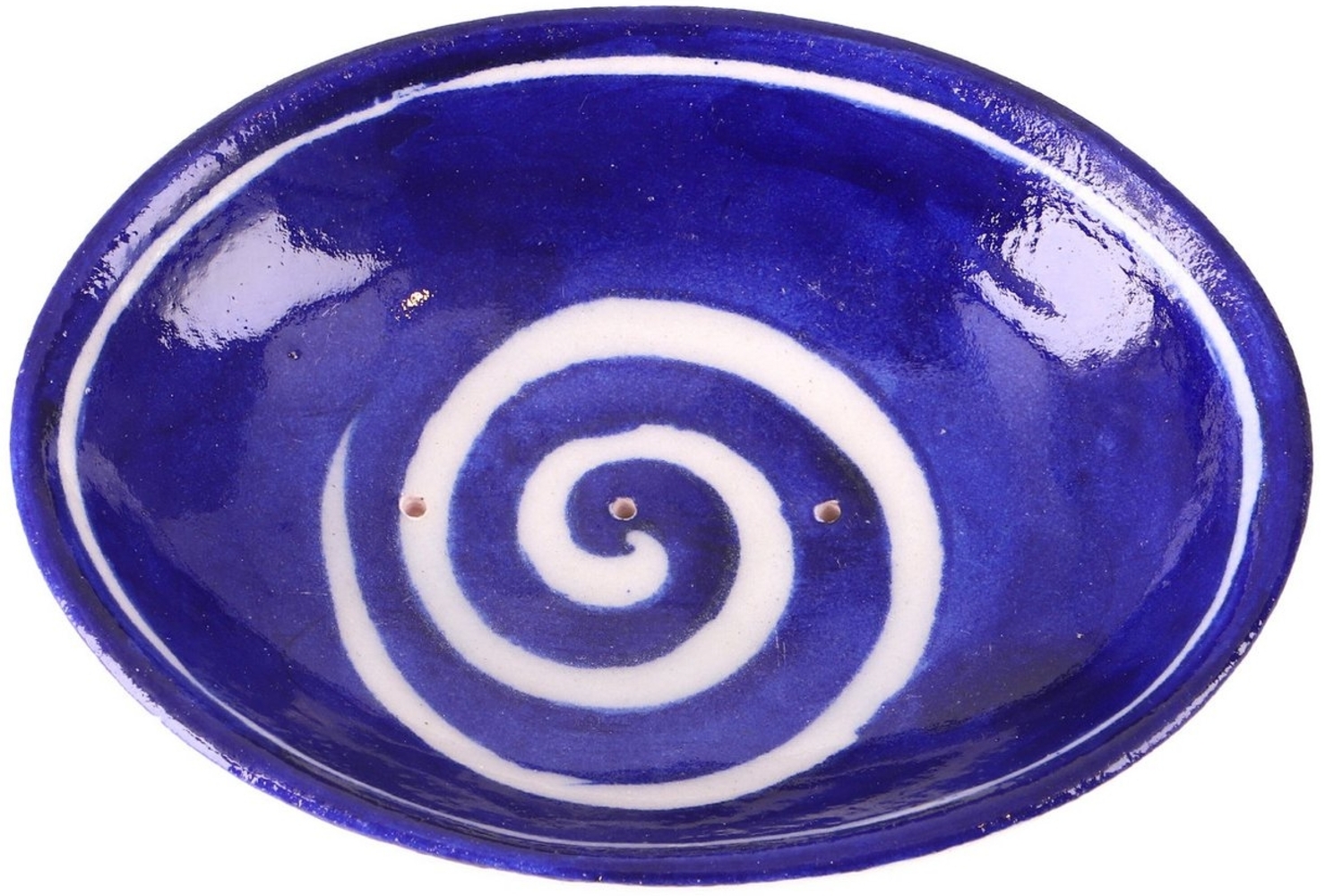 Guru-Shop Seifenablage Handbemalte Keramikseifenschale - Modell 2, Breite: 13 cm Bild 1