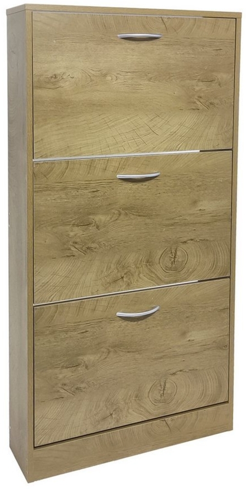 HTI-Line Schuhschrank Schuhschrank Thekla (Stück, 1-St, 1x Schuhschrank Thekla, ohne Dekoration) Schuhkipper 3 Fächer Bild 1