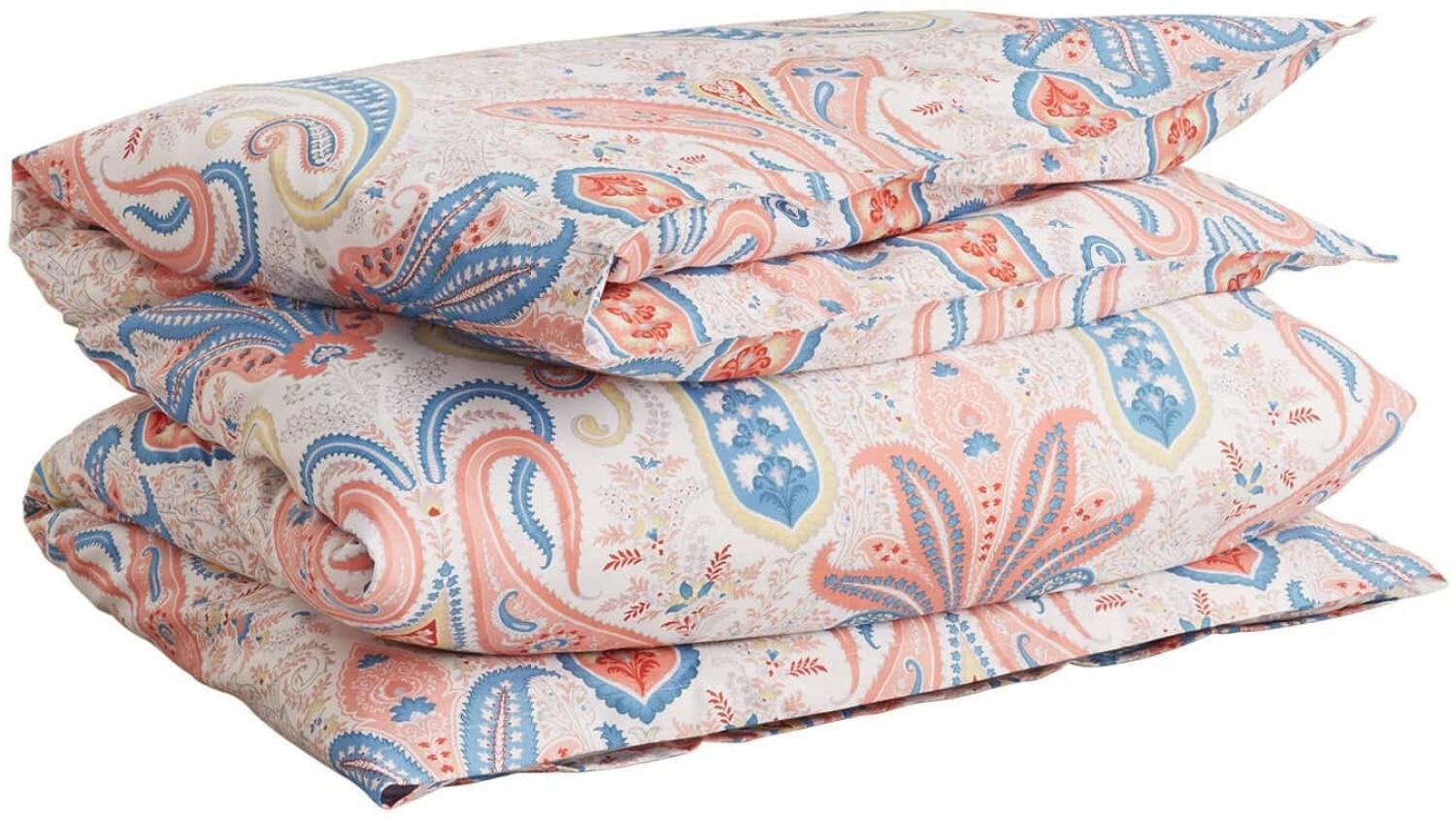 Gant Mako-Satin Bettwäsche Key West Paisley guava orange | Bettbezug einzeln 155x220 cm Bild 1