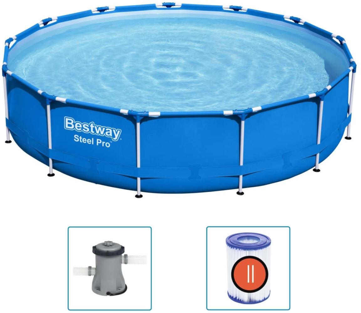 Bestway Steel Pro Frame-Pool 396x84 cm 3202618 Bild 1