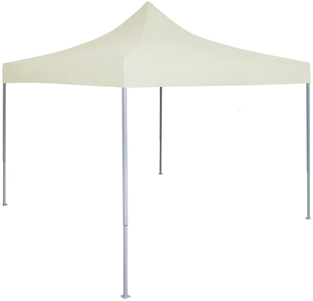 vidaXL Profi-Partyzelt Faltbar 2×2 m Stahl Creme 48880 Bild 1