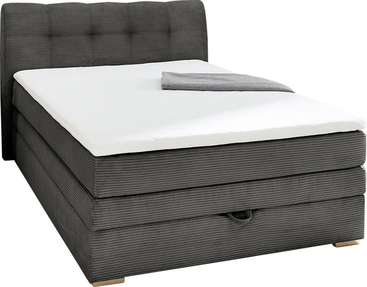 Jockenhöfer Gruppe Boxspringbett Amelie, mit Bettkasten und Topper, erhältlich in 120 & 140cm Breite Bild 1