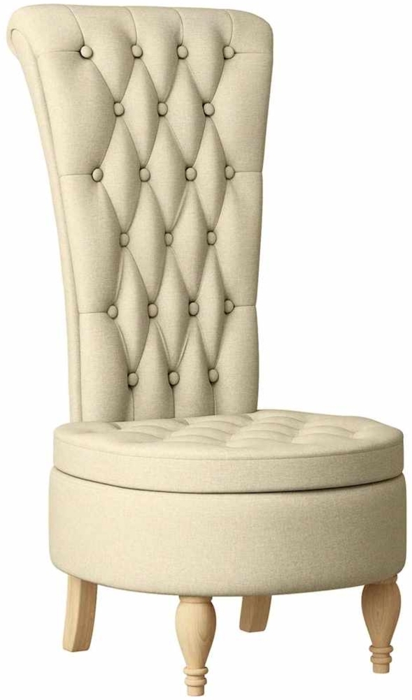 vidaXL Schlafsessel Creme 56,5 x 70 x 110 cm Stoff 42020684 Bild 1