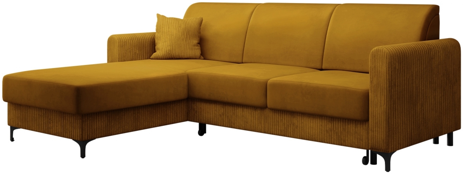 Ecksofa Segulo Cord (Farbe: Poso 01 + Kronos 01 + Poso 01) Bild 1