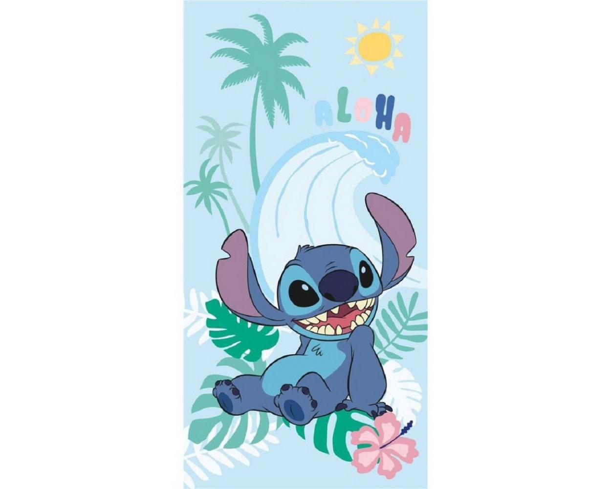 Lilo & Stitch Strandhandtuch Kinderhandtuch Baumwolle Strandtuch für Kinder 70x140 cm Bild 1