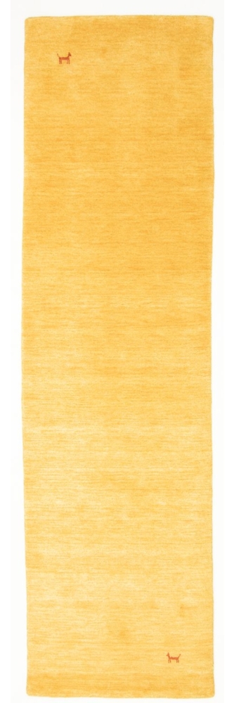 Morgenland Gabbeh Teppich - Indus - Asteria - läufer - 300 x 80 - Gold Bild 1