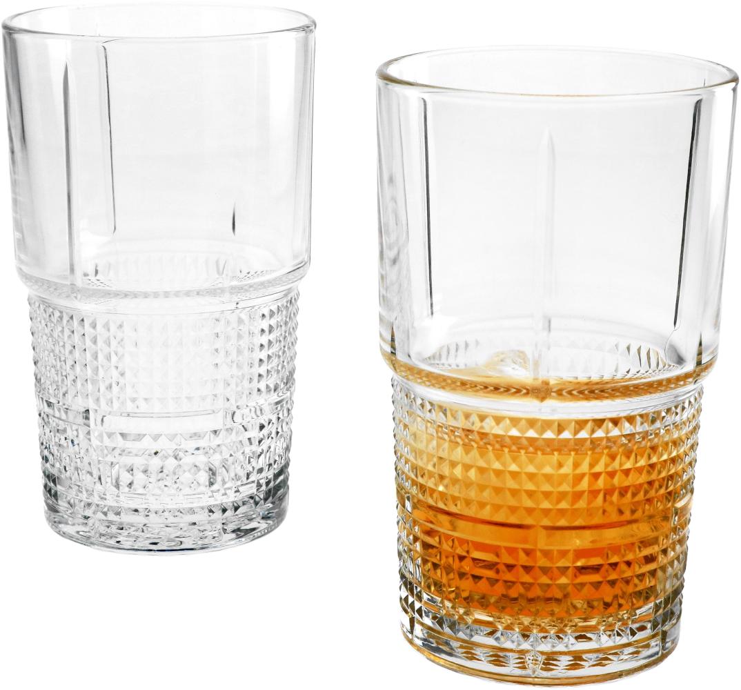 2x Novecento Longdrinkglas 405ml I Highballs Collins I Hochwertige Qualität Bild 1