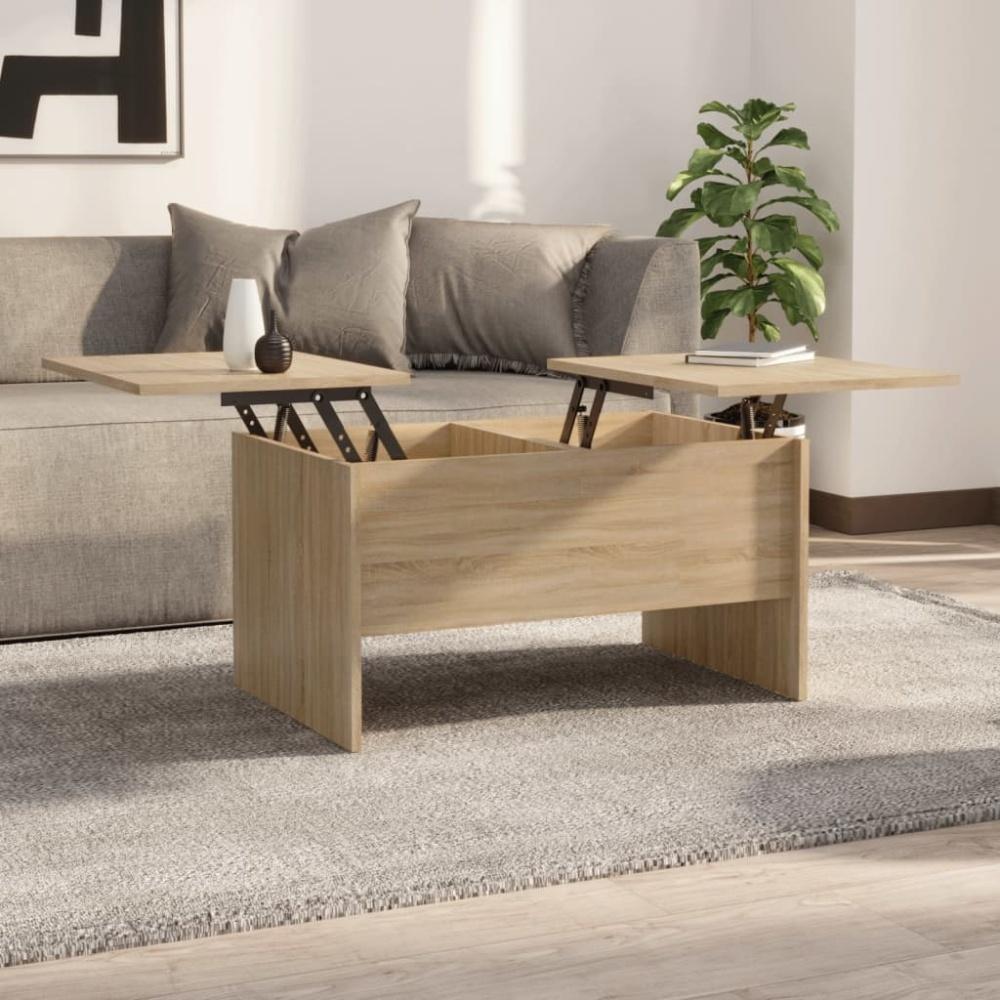 vidaXL Couchtisch Sonoma-Eiche 80x50x42,5 cm Holzwerkstoff 809731 Bild 1