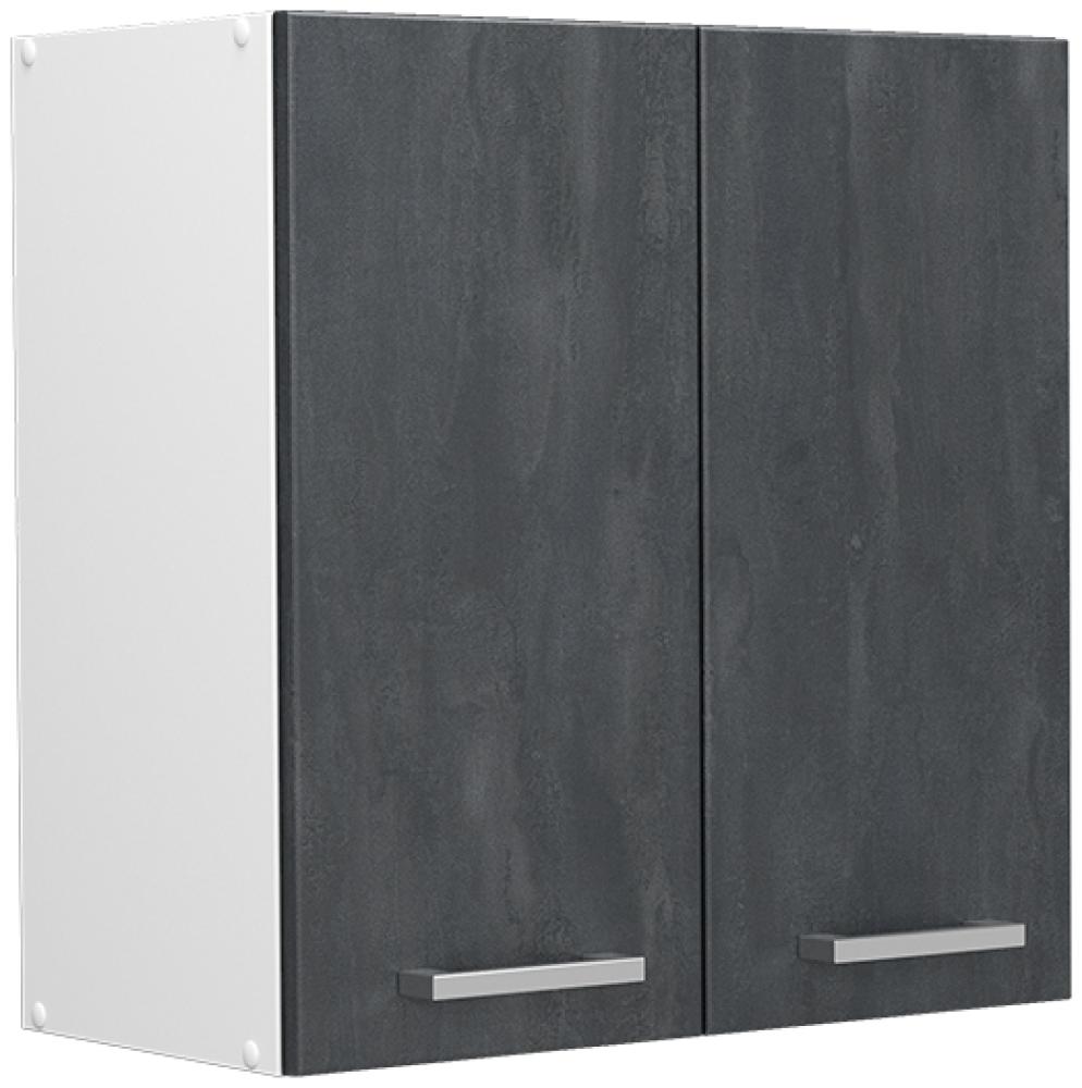 Vicco Hängeschrank R-Line Schwarz Beton Weiß 60 cm Bild 1