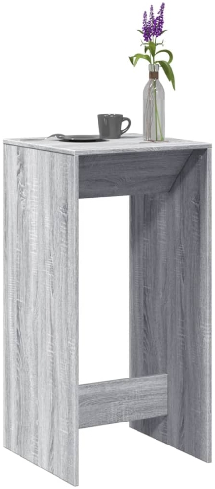 vidaXL Bartisch Grau Sonoma 51x50x103,5 cm Holzwerkstoff 854423 Bild 1