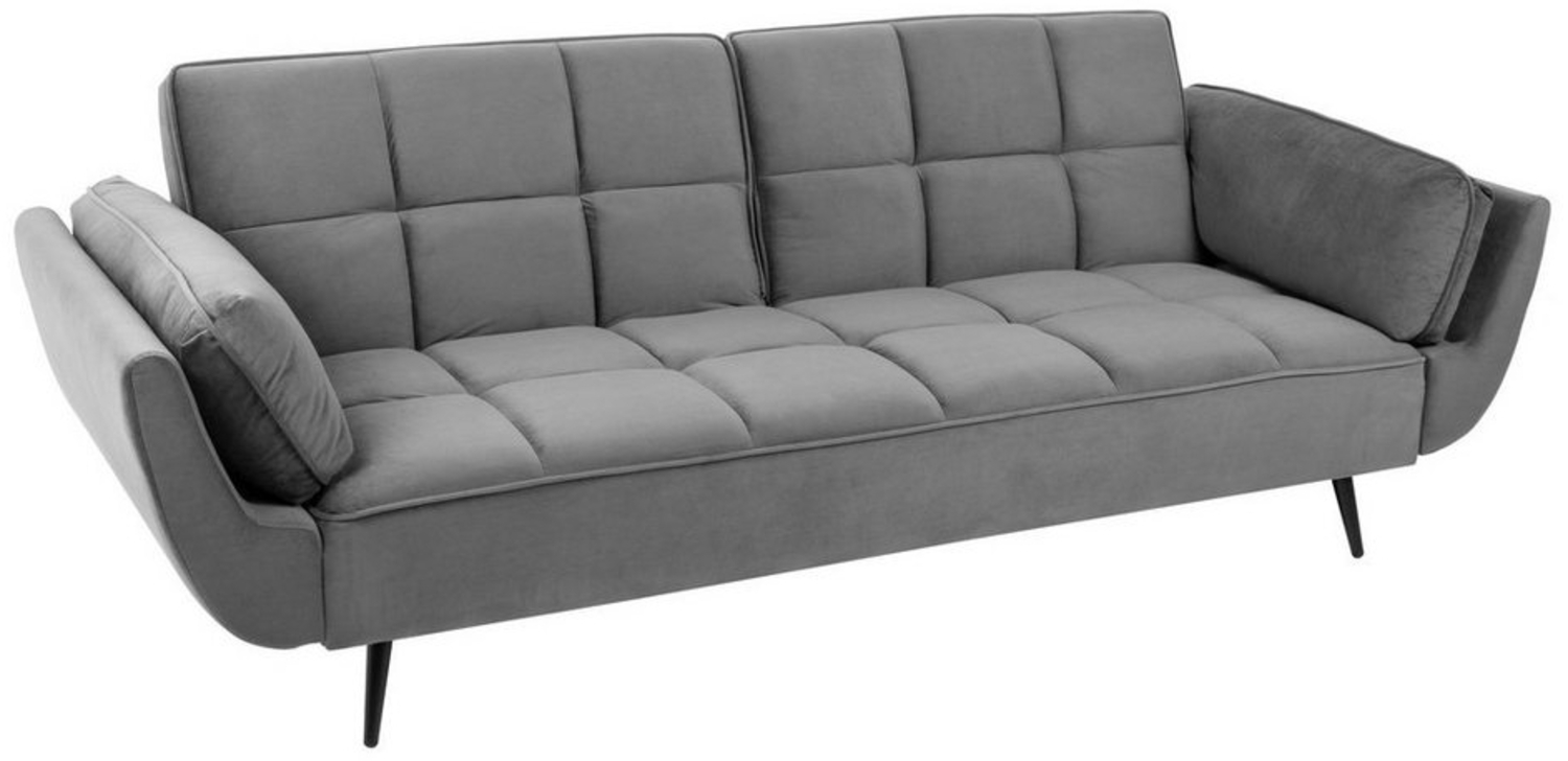 riess-ambiente Schlafsofa BOUTIQUE 213cm grau, mit Samt-Bezug Bild 1