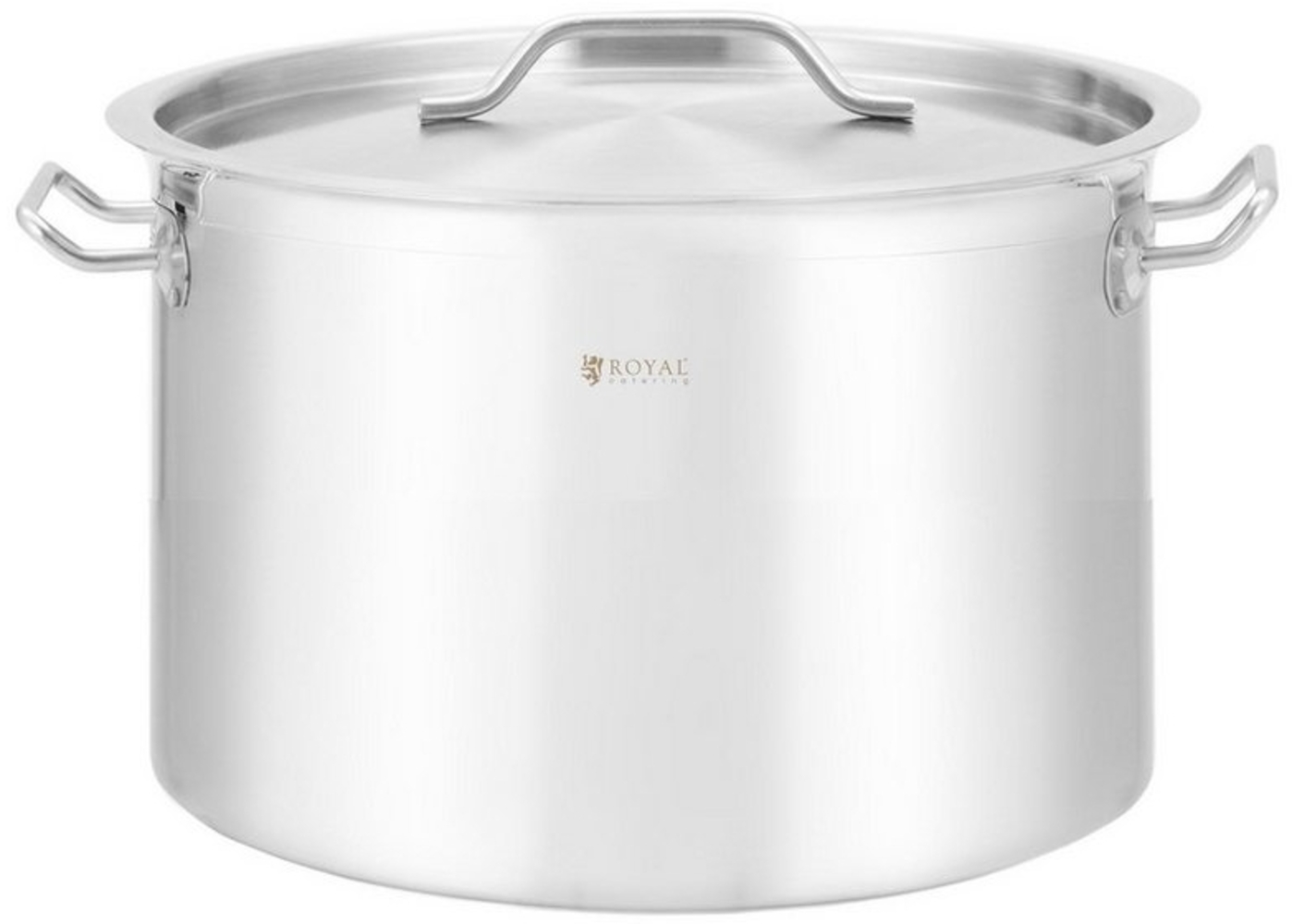 Royal Catering Kochtopf Edelstahl Kochtopf Induktion Topf Suppentopf Universaltopf 23 L Ø 35, Edelstahl, verschiedene Größen Bild 1