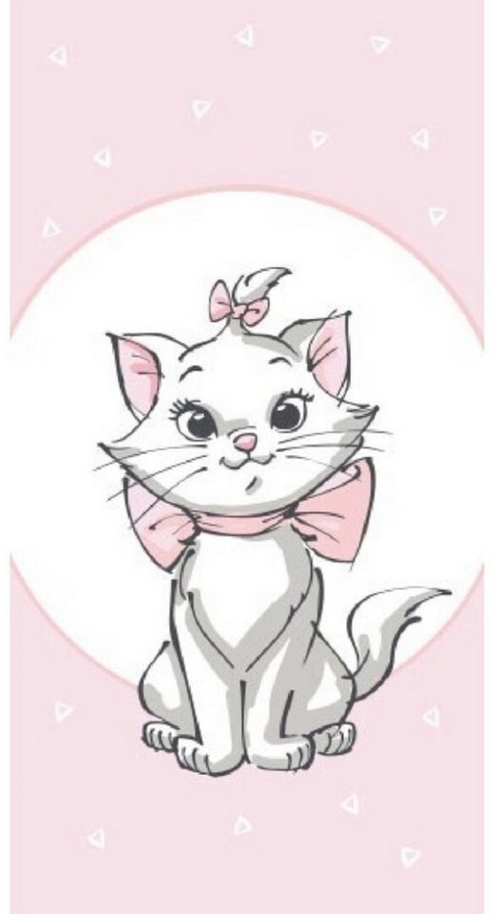 Disney Aristocats Strandtuch – Weiches & saugfähiges Badehandtuch 140x70 cm Bild 1