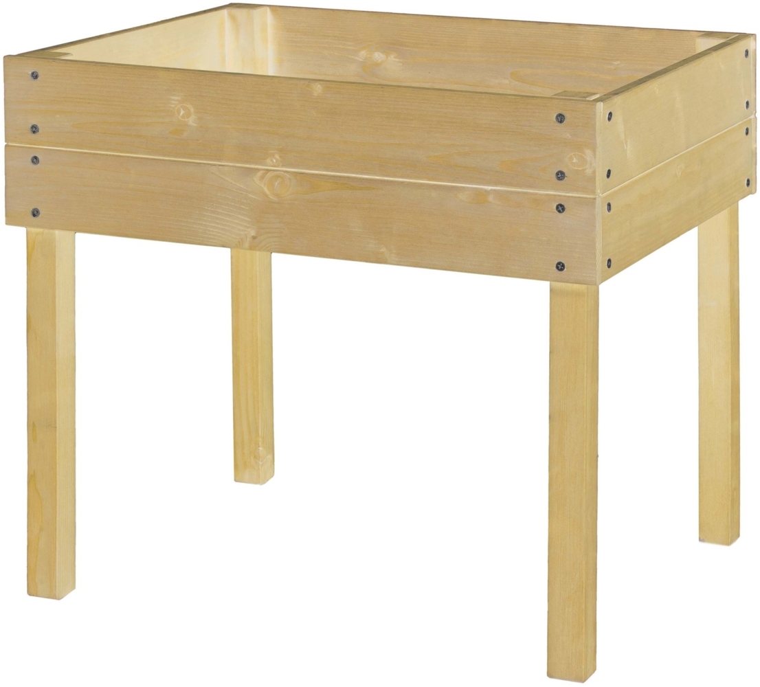 Hochbeet für Kinder 50x45x45cm aus Holz 303930108-HE Bild 1