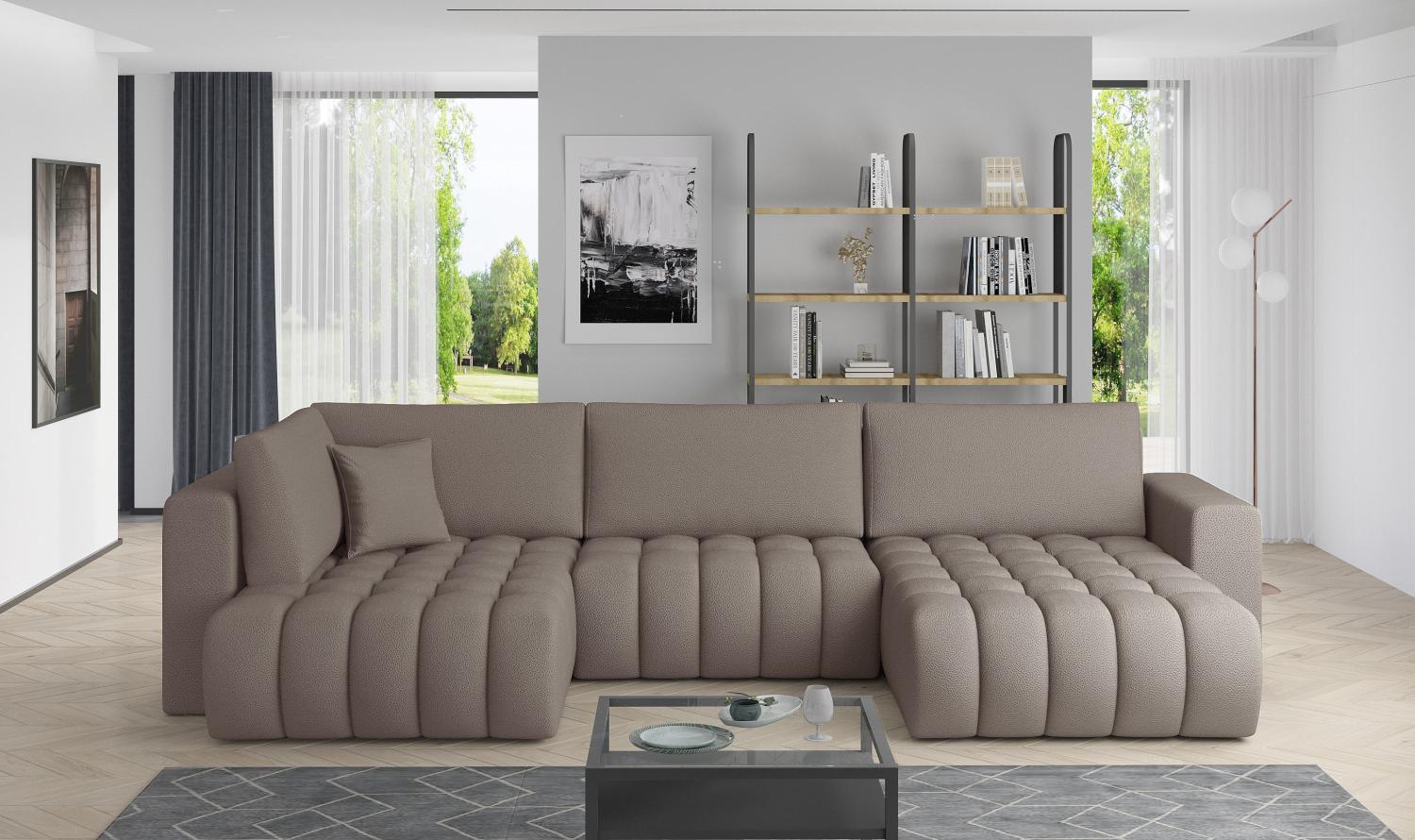 Wohnideebilder Bonito Hellbraun Ecksofas & Eckcouches CO-BON-RT-07SA Bild 1