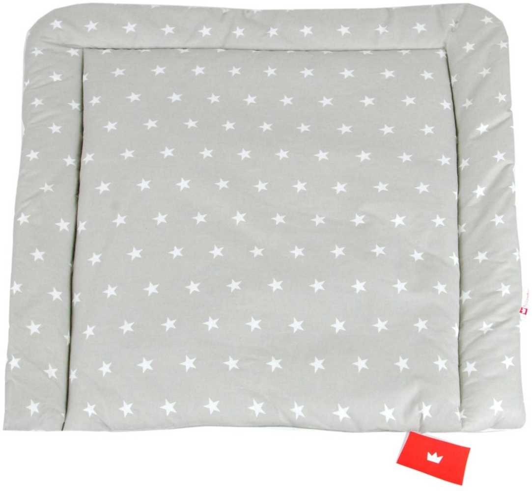 BABYLUX Wickelauflage Wickeltisch Wickelunterlage 80x70 cm -91-Sterne (klein) Bild 1